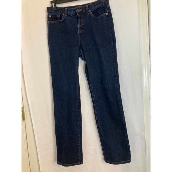 Ralph Lauren Jeans Womens Size 6 Dark Wash - Picture 2 of 9